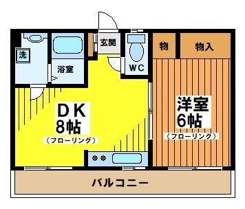 三澤ビル（402） 間取り図画像