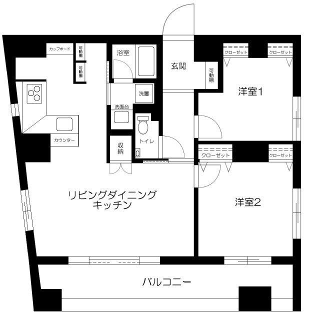 フォレストヒルズ小日向 間取り図画像