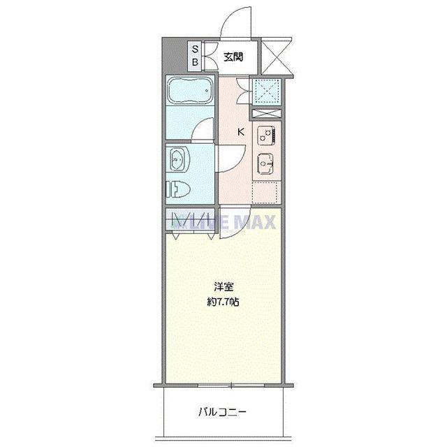 Re Vent高円寺（406） 間取り図画像