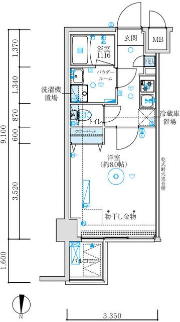 MAXIV練馬TRE（405） 間取り図画像