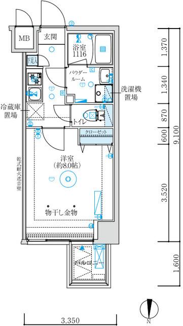 MAXIV練馬TRE（204） 間取り図画像