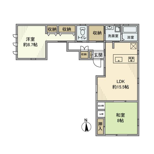 和田戸建（1F） 間取り図画像