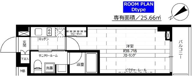 ステージグランデ茅場町 間取り図画像