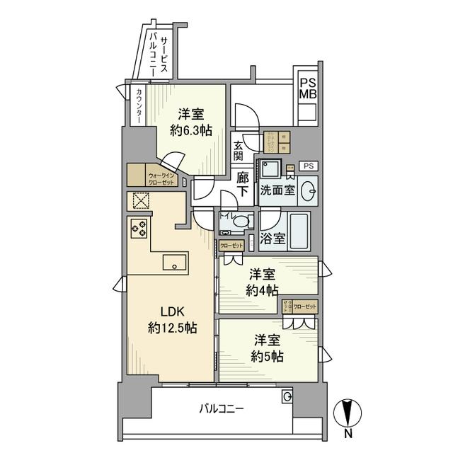 シエリア蔵前（903） 間取り図画像