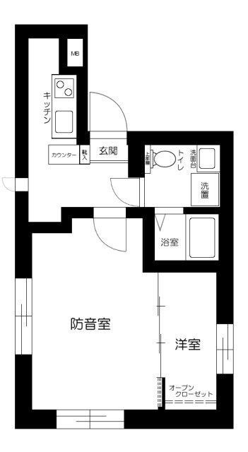 シンフォニア両国 間取り図画像