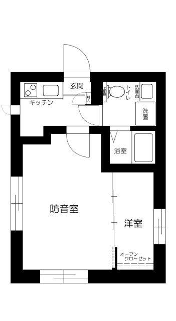 シンフォニア両国 間取り図画像