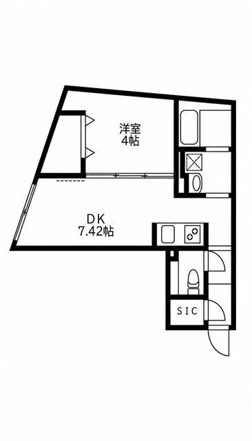 ユーレジデンス武蔵小山（302） 間取り図画像