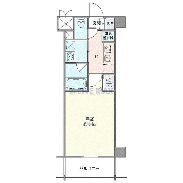 ハーモニーレジデンス新宿御苑 THE EAST（507） 間取り図画像
