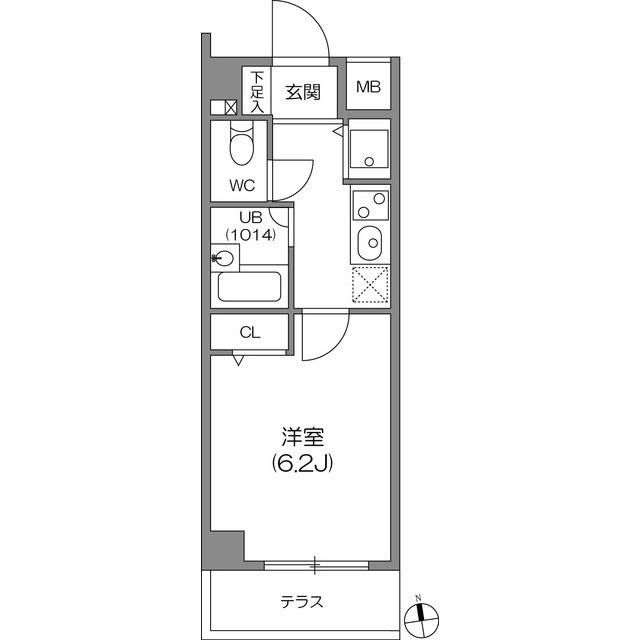 ガーラプレイス八幡山壱番館（0110） 間取り図画像