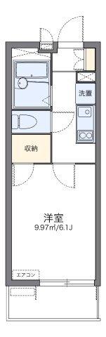 レオパレスアイ＆ロンⅢ（301） 間取り図画像