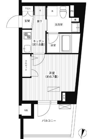 アヴニール元代々木（410） 間取り図画像