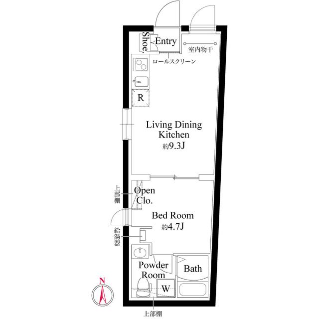 クレセール西小山（0401） 間取り図画像