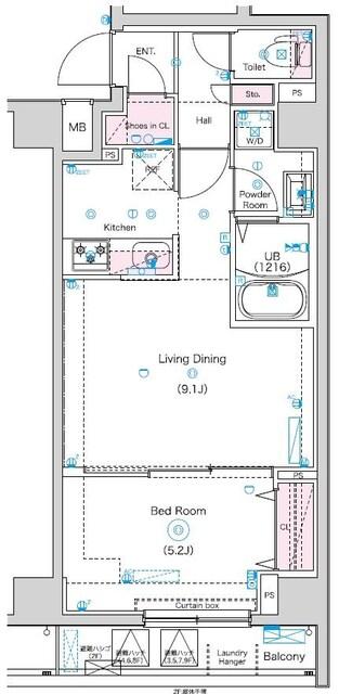 GENOVIA南千住Ⅷ（0303） 間取り図画像
