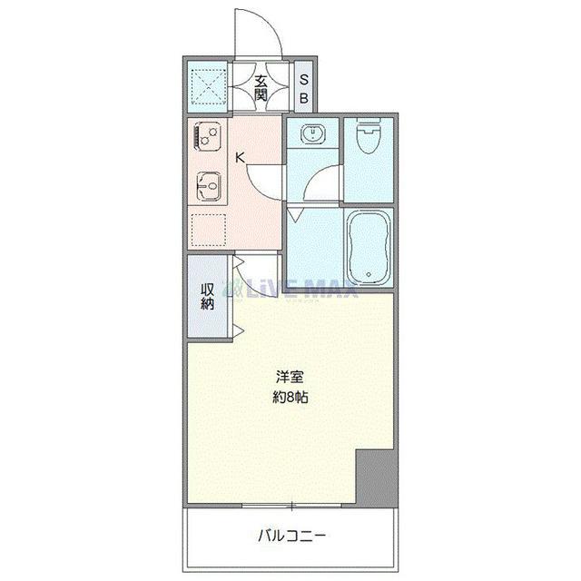 メゾン・ド・ヴィレ日本橋浜町（403） 間取り図画像