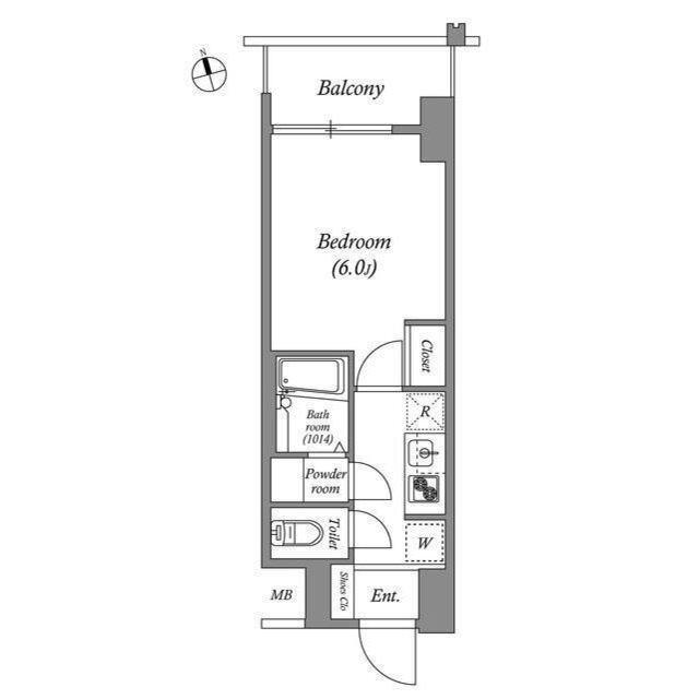 エスタート品川南大井（0616） 間取り図画像