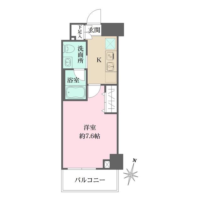 ベルフェリーク木場（204） 間取り図画像