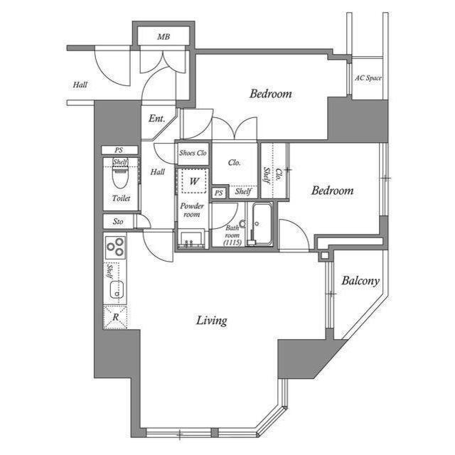 V-style入谷（1102） 間取り図画像