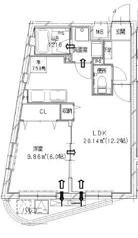 ミリオンベル（0402） 間取り図画像