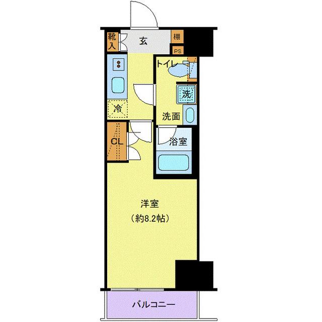 プレール・ドゥーク両国Ⅳ（407） 間取り図画像