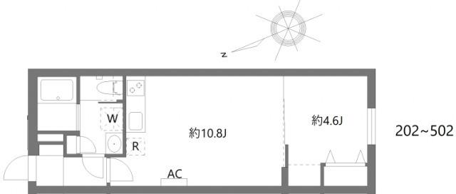 ケリア中板橋（0202） 間取り図画像