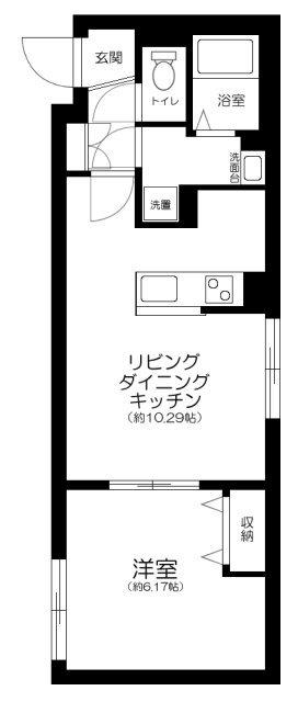 ＣＥＮＴＲＡＬ　ＧＡＲＤＥＮ　ＲＥＳＩＤＥＮＣＥ　ＴＯＫＹＯ 間取り図画像