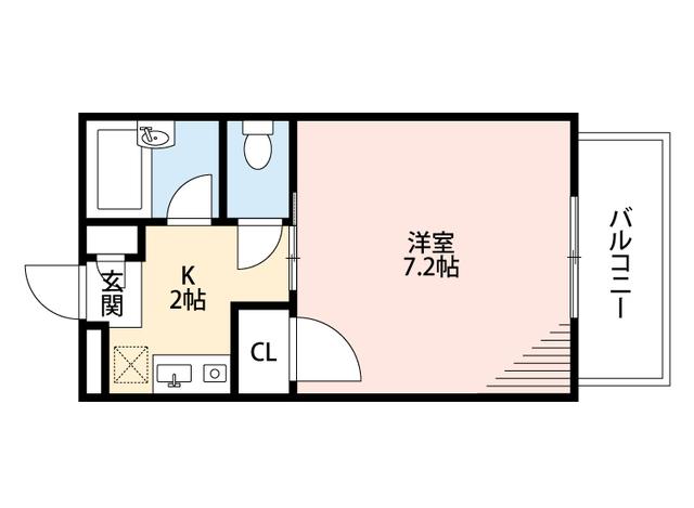 クレール三山（203） 間取り図画像