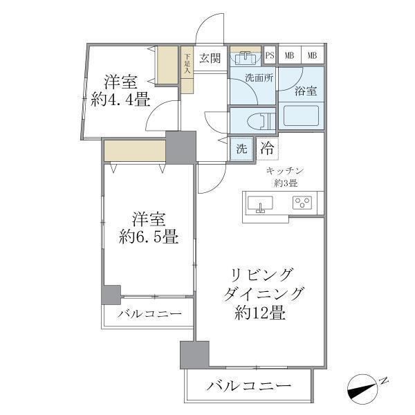 ＫＤＸレジデンス秋葉原（204） 間取り図画像