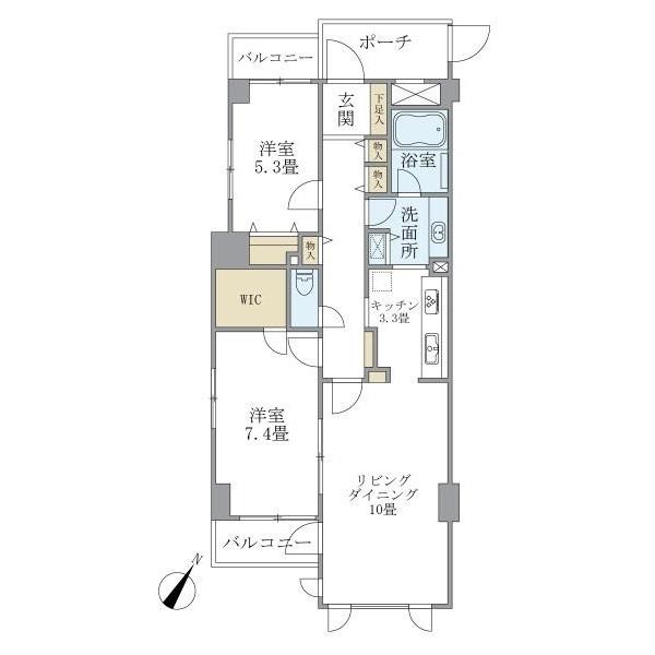 ウヴラージュ広尾（501） 間取り図画像