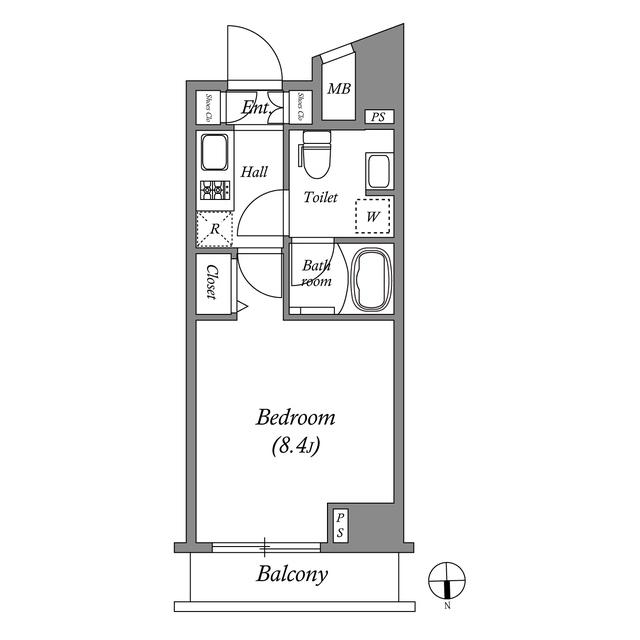 ＧＥＮＯＶＩＡ東中野ｓｋｙｇａｒｄｅｎ（0505） 間取り図画像
