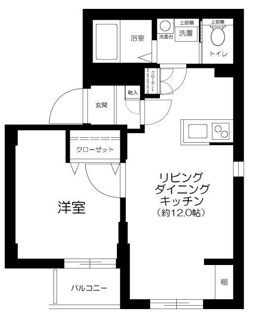 Ｔｈｅ　Ｒｅｓｉｄｅｎｃｅ　Ｎｉｈｏｎｂａｓｈｉ 間取り図画像
