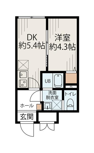 ル・シエル西新宿（303） 間取り図画像