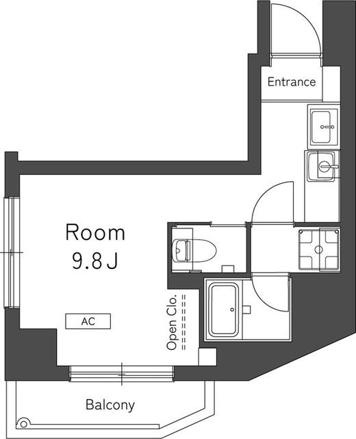 Belleviage Shinjuku（906） 間取り図画像