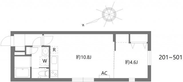 ケリア中板橋（0401） 間取り図画像