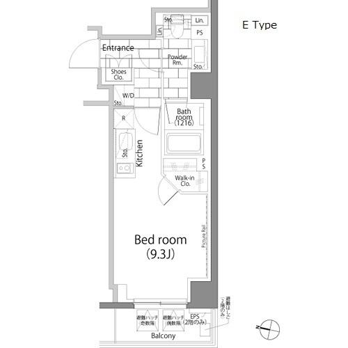 パークハビオ日本橋蛎殻町（305） 間取り図画像