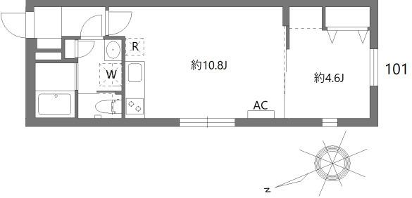 ケリア中板橋（0101） 間取り図画像
