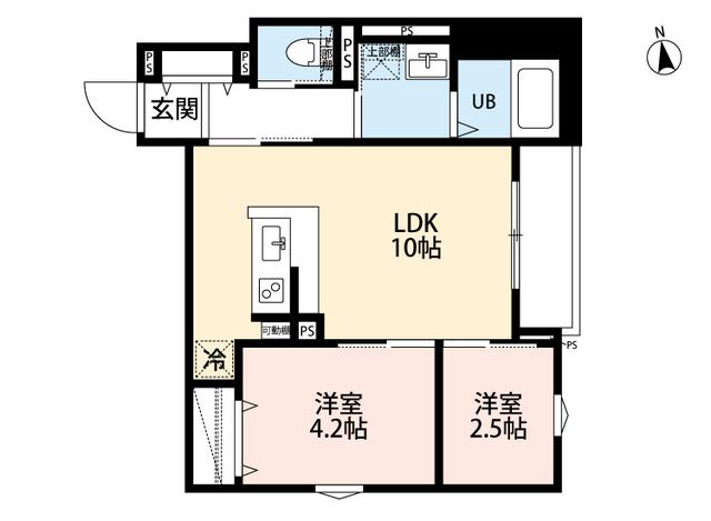 ｒｏｂｏｔ　ｈｏｍｅ　一之江（101） 間取り図画像