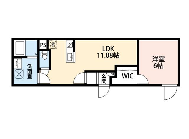 ＬＵＦＴ　ＧＯＫＯＫＵＪＩ（503） 間取り図画像