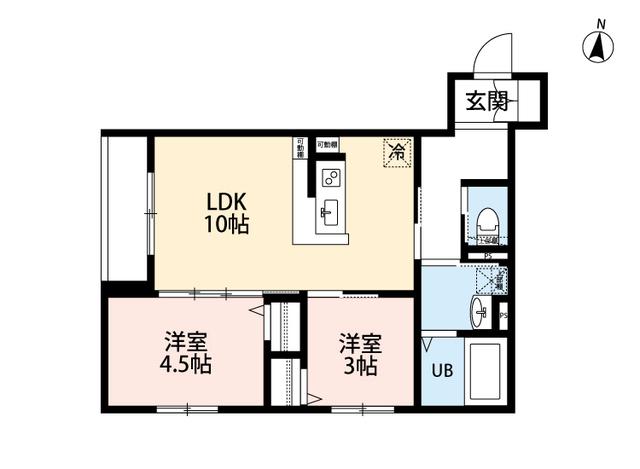 ｒｏｂｏｔ　ｈｏｍｅ　西国立（301） 間取り図画像