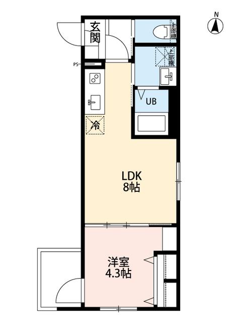 ｒｏｂｏｔ　ｈｏｍｅ　西国立（203） 間取り図画像
