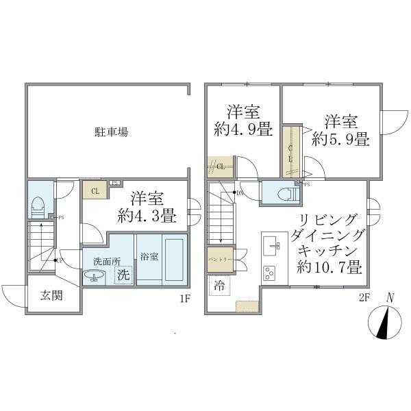 フォルモント（N1） 間取り図画像