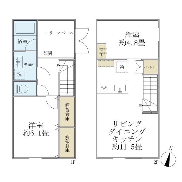 フォルモント（S5） 間取り図画像