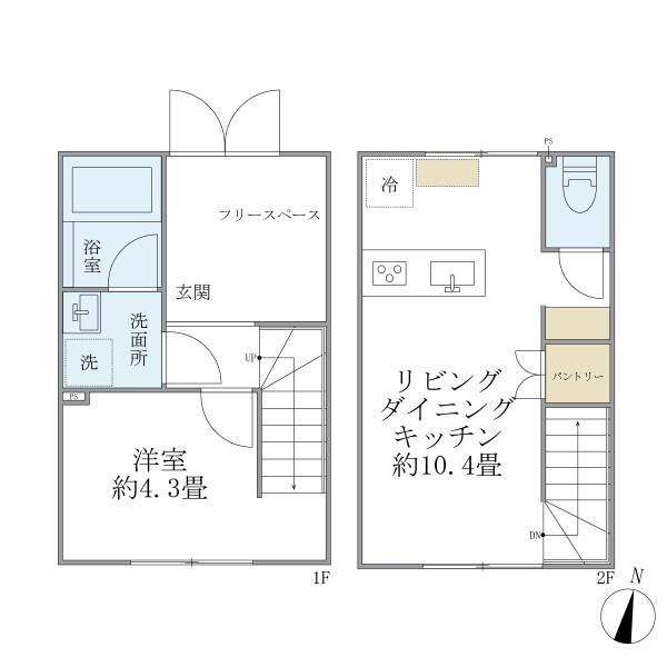 フォルモント（S4） 間取り図画像