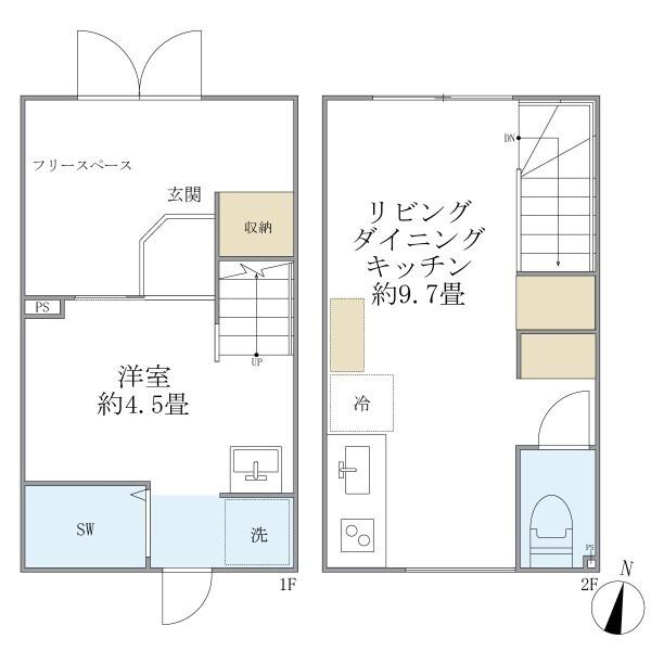 フォルモント（S2） 間取り図画像