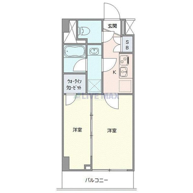 ジェノヴィア北千住（203） 間取り図画像