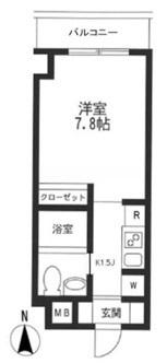 ＫＤＸレジデンス御徒町（202） 間取り図画像