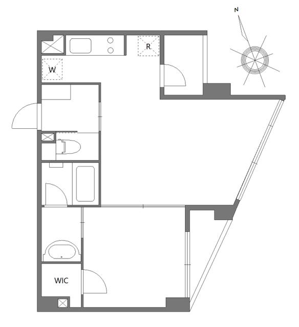 ベルジューレ高輪（0402） 間取り図画像