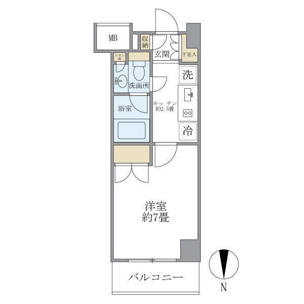 パークスフィア中野富士見町（212） 間取り図画像