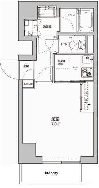 プライムアーバン麻布十番（303） 間取り図画像