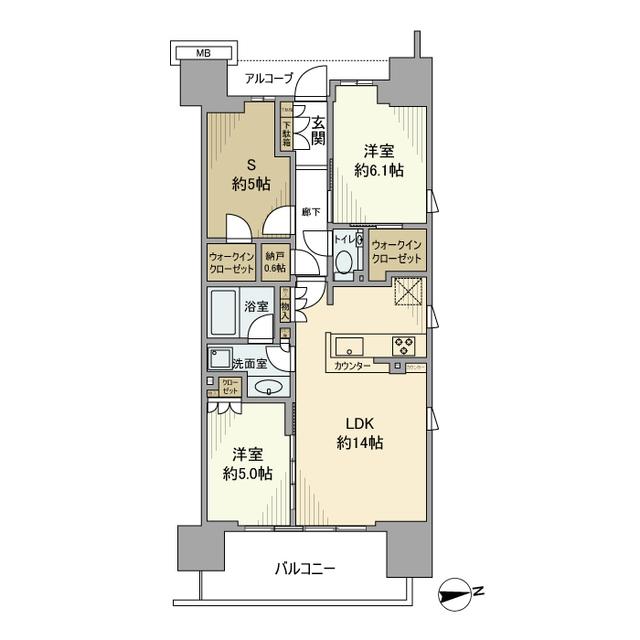 ジオ南砂町（528） 間取り図画像