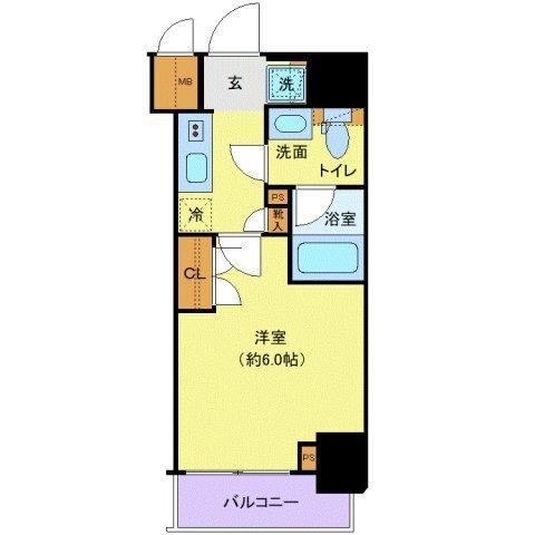 プレール・ドゥーク北品川（301） 間取り図画像